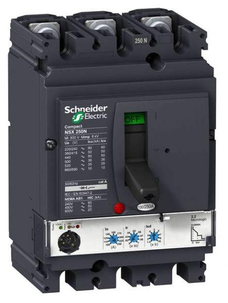 Aptomat Schneider chỉnh dòng Compact NSX 630N